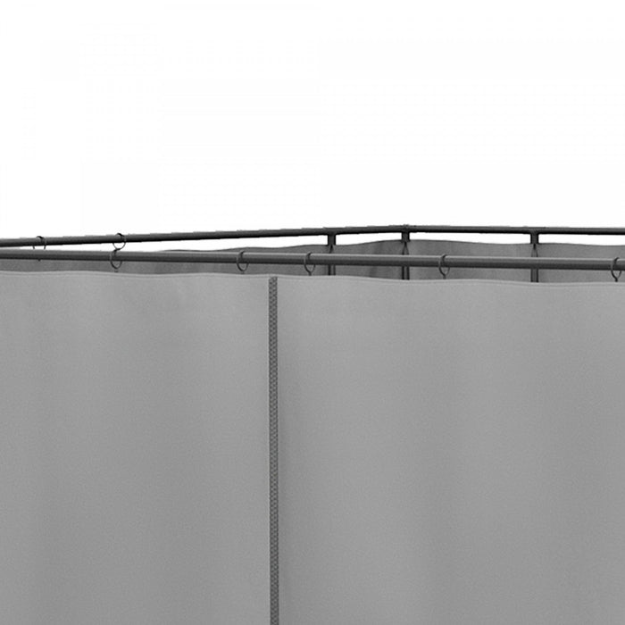 Outsunny 10' X 10' Universal Gazebo Sidewall Set With 4 Panels, Hooks/c-rings Included For Pergolas 