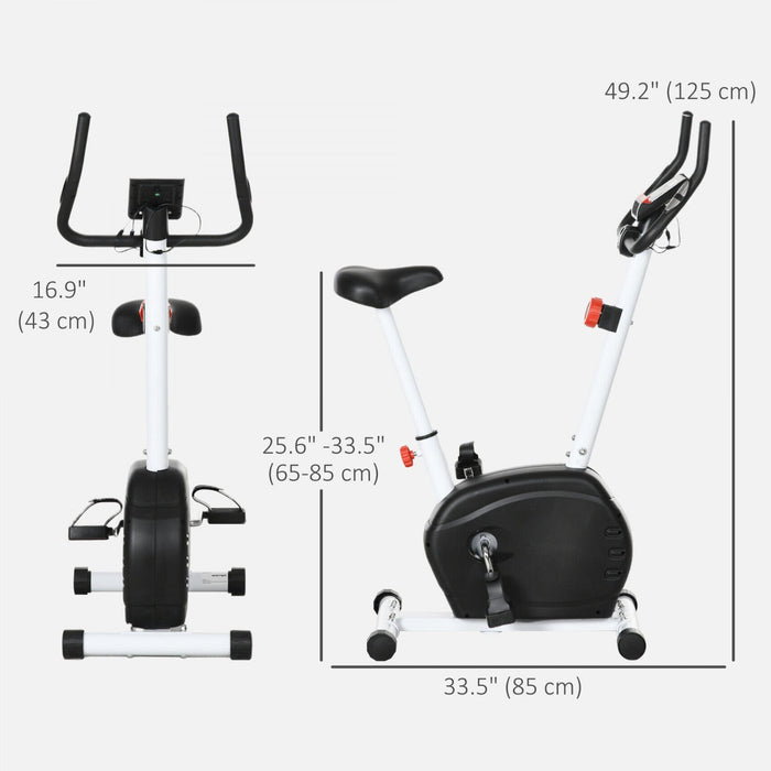 Soozier Exercise Bike With 8-level Magnetic Resistance