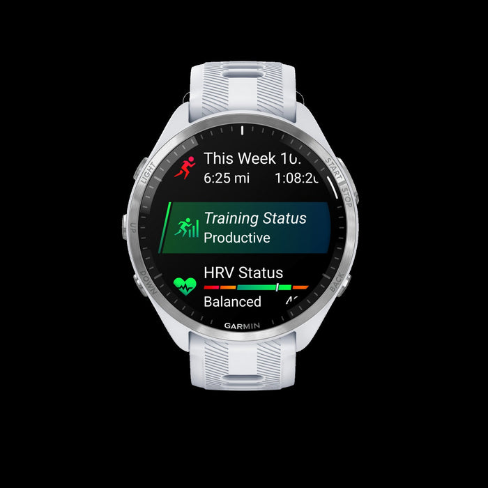 Garmin Forerunner® 965 Gps Smartwatch - Fitness Tracker W/ Multi-band Gps - Whitestone