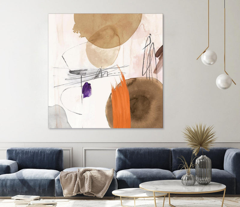 \"Velvet At Dusk Ii\" Giant Art 54x54 Wall Art
