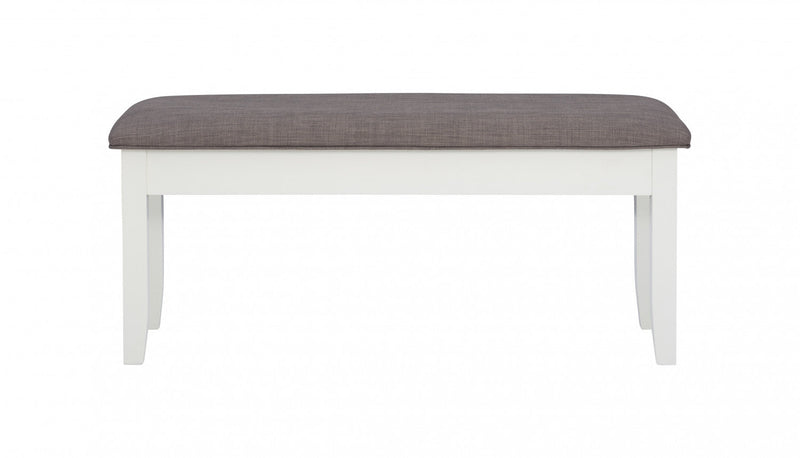 Jane Fabric Storage Dining Bench - Taupe