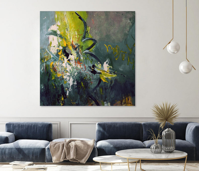 \"Happiness\" Giant Art 54x54 Wall Art