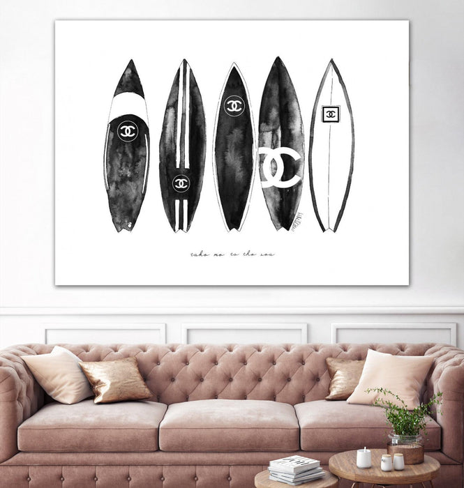 \"Surf Landscape\" Giant Art 72x54 Wall Art