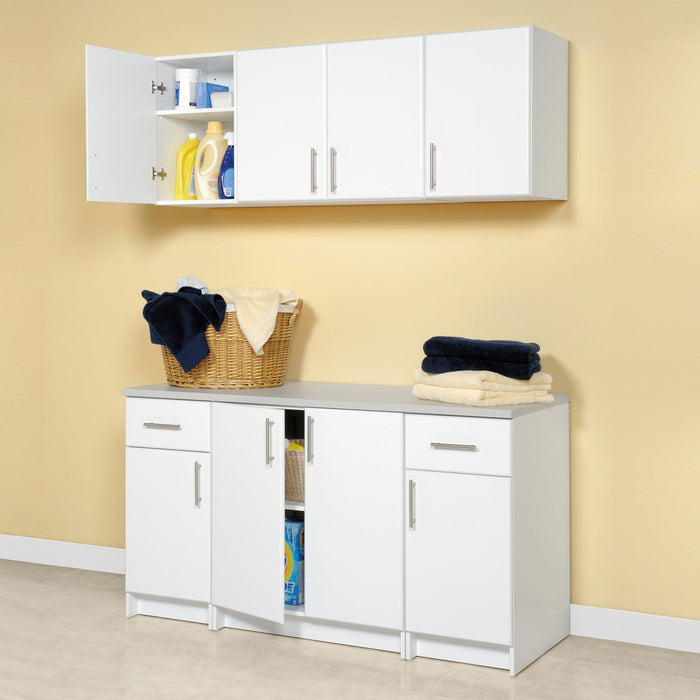 Elite 16\" Stackable Wall Cabinet - White