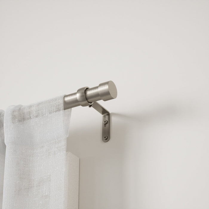 Umbra Cappa Nickel Expandable 1\" Curtain Rod - 120\"-180\" 