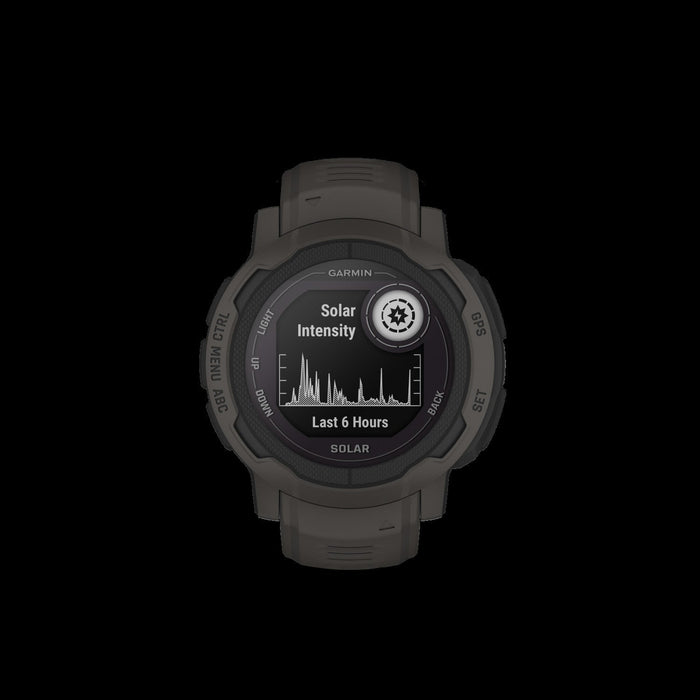 Garmin Instinct® 2 Solar Gps Smartwatch - Durable Rugged Design With Solar Charging - Graphite