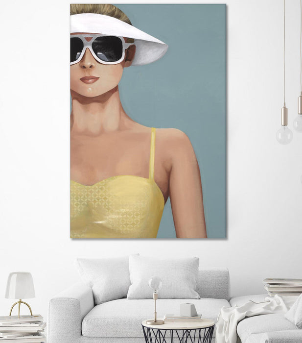 \"Glamour Rays\" Giant Art 84x54 Wall Art