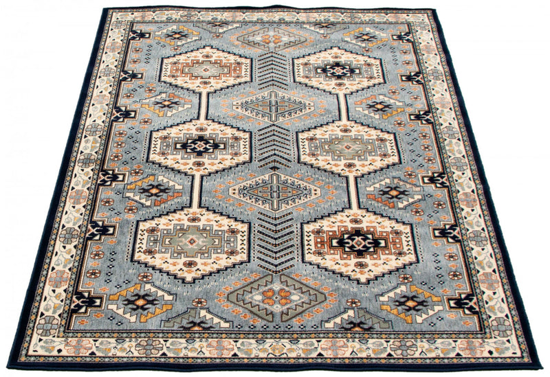 Quincy Aqua Area Rug - 7'10\" x 10'2\"