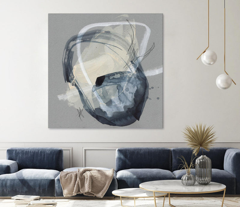 \"Tandem Loops I\" Giant Art 54x54 Wall Art