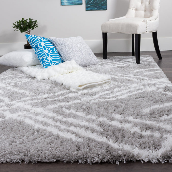 Ker Grey Lines 5x8 Area Rug