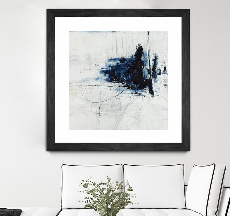 \"Superior\" Matted and Framed Black 30x30 Wall Art