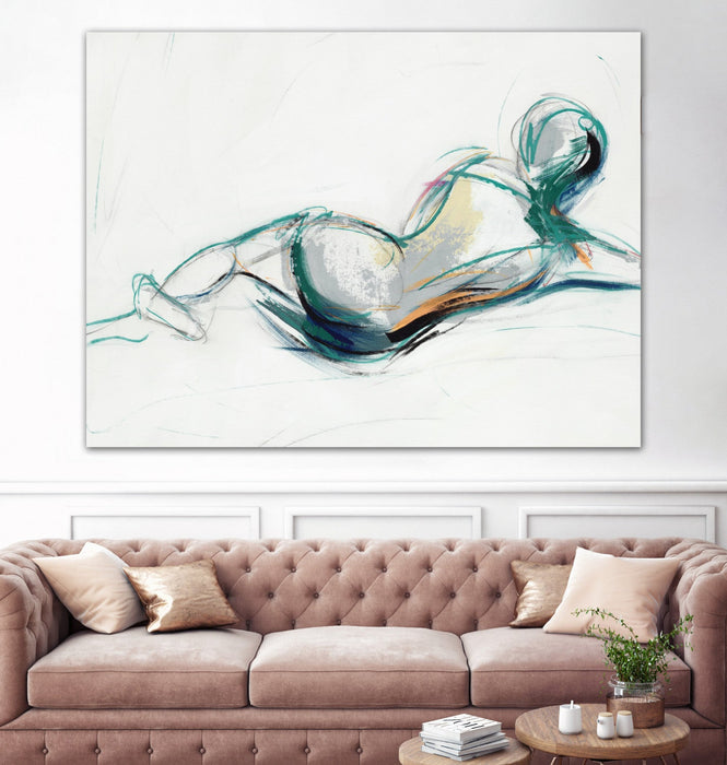 \"Lets Have A Talk Iv\" Giant Art 72x54 Wall Art