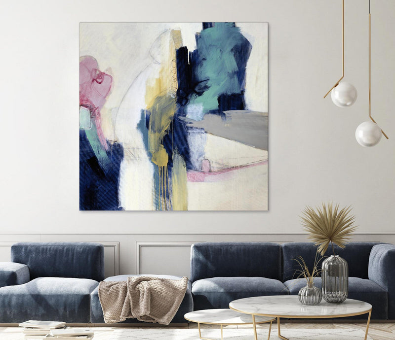 \"Acrobatic Swimmer\" Giant Art 54x54 Wall Art