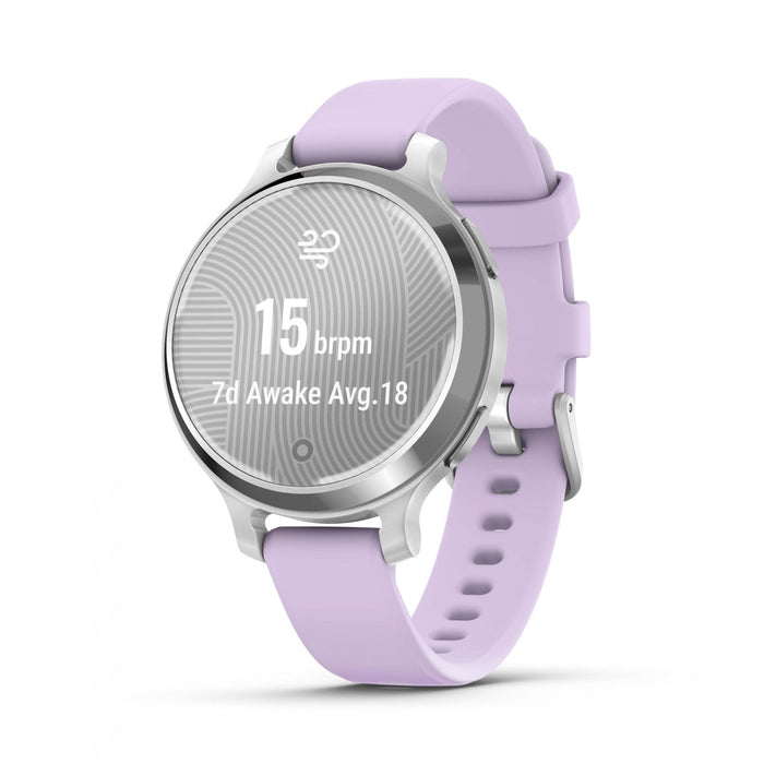 Garmin Lily 2 Active Gps Smartwatch - Heart Rate, Sleep And Stress Monitoring, 9 Day Battery Silver 