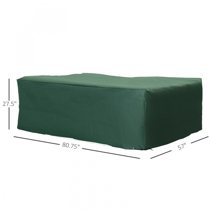 Outsunny Waterproof Garden Patio Cover Dark Green