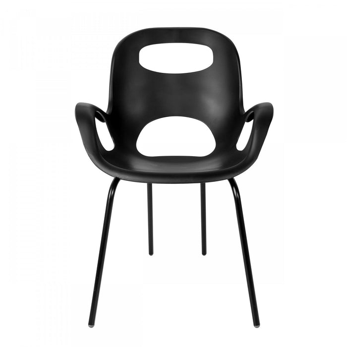 Umbra Modern Oh Accent Chair - Matte Black