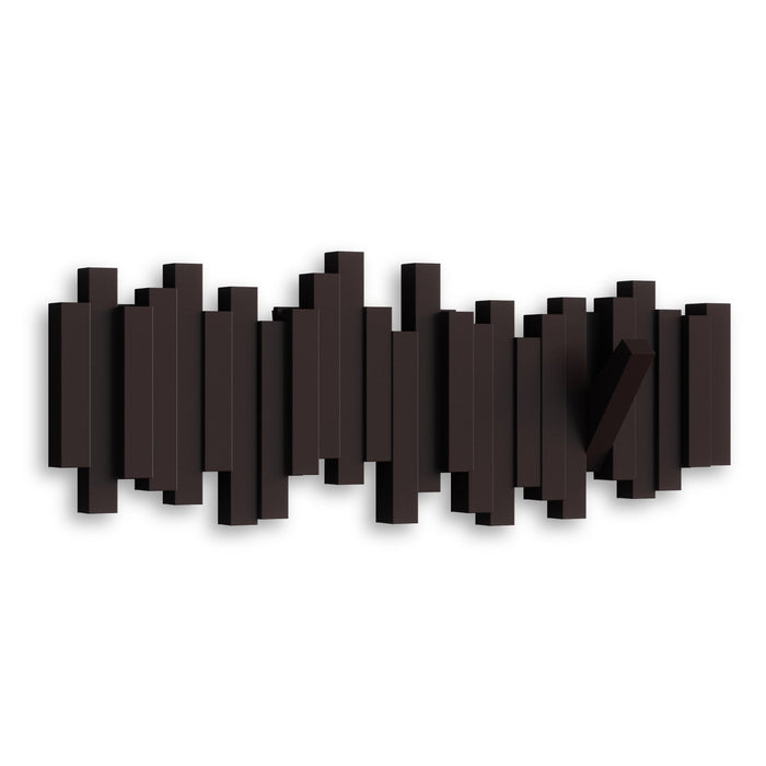 Umbra Modern Sticks Wall-Mounted Coat Rack - Espresso