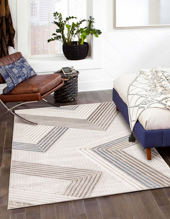 Bentley Ivory Area Rug - 5'0\" X 8'0\"  