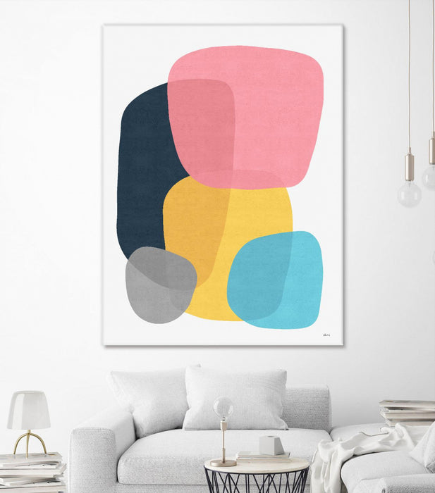 \"Abstract Vii\" Giant Art 72x54 Wall Art