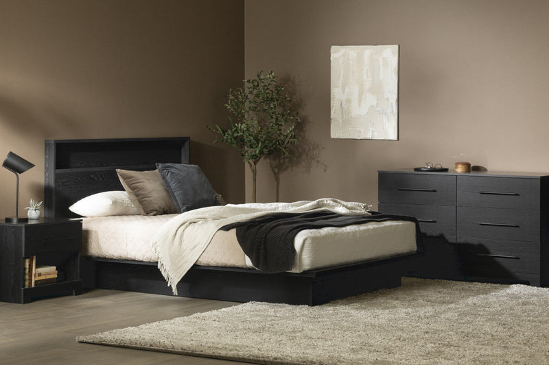 Primo 6-Drawer Dresser - Black Oak