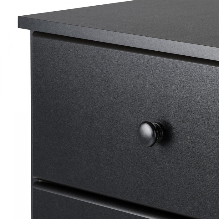 Astrid 4-Drawer Dresser - Black