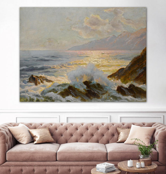\"Main Seascape Ii\" Giant Art 72x54 Wall Art