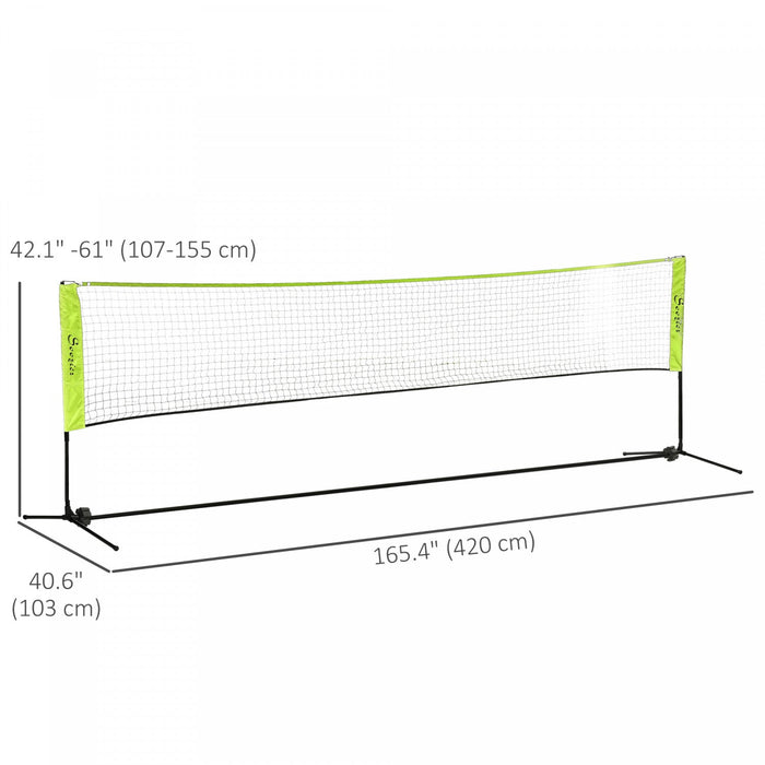 Soozier 14ft Badminton Net, for Volleyball, Tennis, Badminton, Pickleball