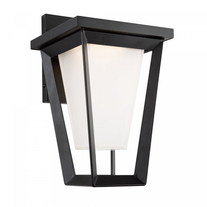 Waterbury Black 15 W LED Outdoor Wall Light 