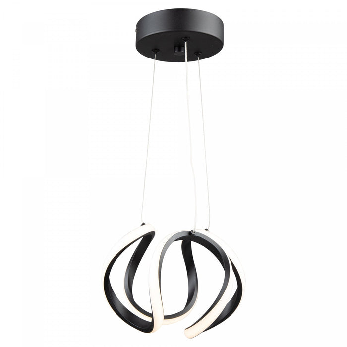 Mira 18 W LED Pendant Black 