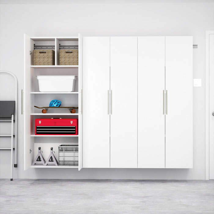 Hangups 90-inch 3-piece Garage Storage Cabinet Set E - White 