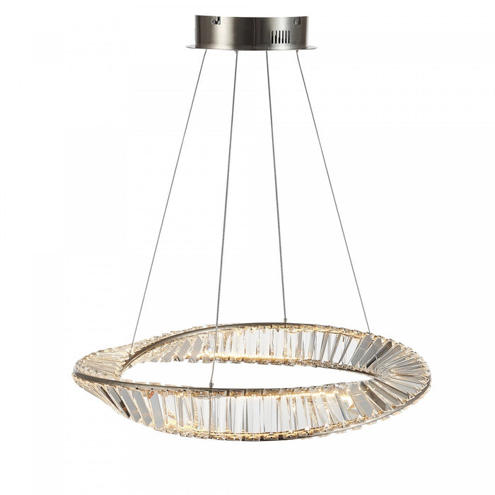 Stella 25 W LED Satin Nickel Pendant