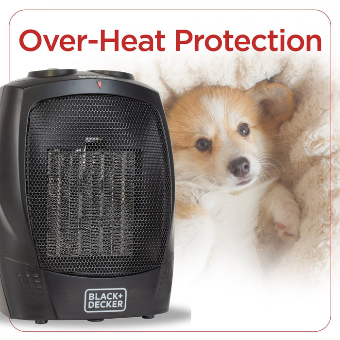 Black+Decker 9.2\" Mini Portable Heater 