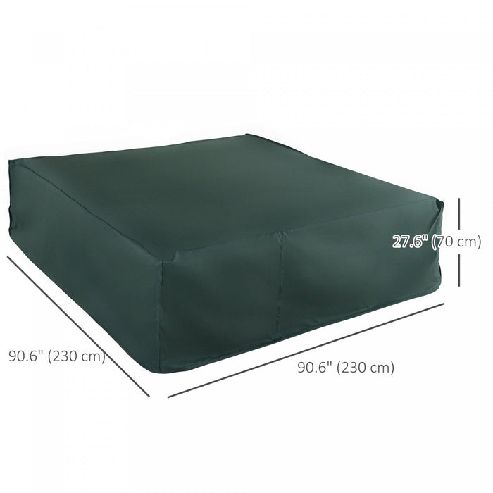 Outsunny Large Garden Furniture Set Cover, Patio Cover, Green