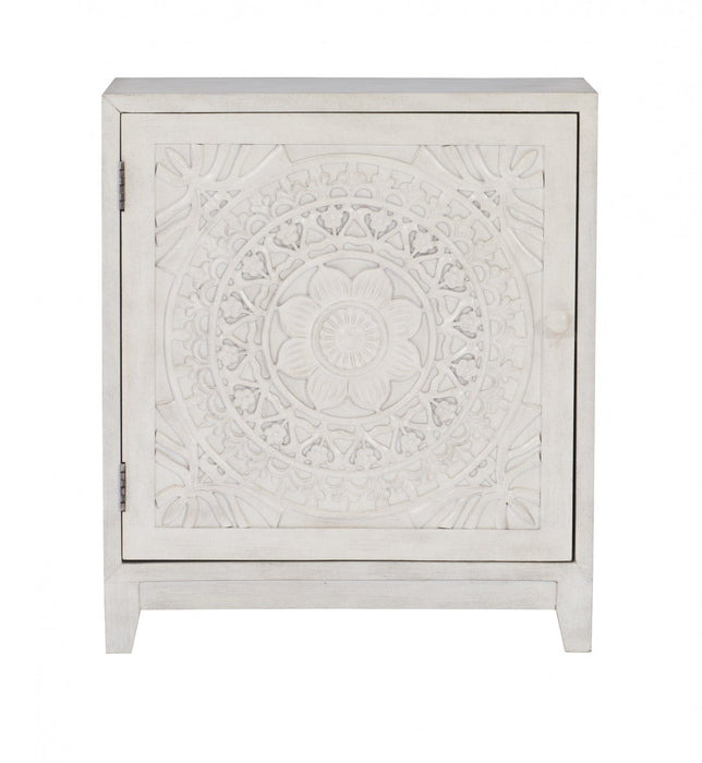 Grace Accent Cabinet - Smoky White