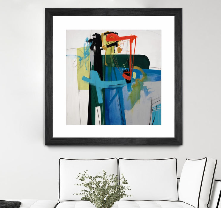 \"Return The Fork\" Matted and Framed Black 36x36 Wall Art