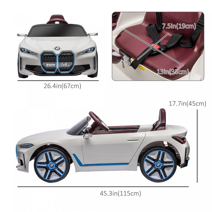 Aosom 12v Electric Powered Ride-On Car With Remote Control, 3.1 Mph Kids Ride-on Toy For Boys And Gi
