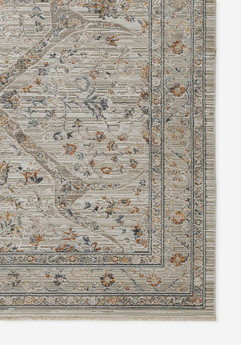 Margaux Traditional 8'10\" x 12'7\" Area Rug in Ivory Indoor Area Rug 