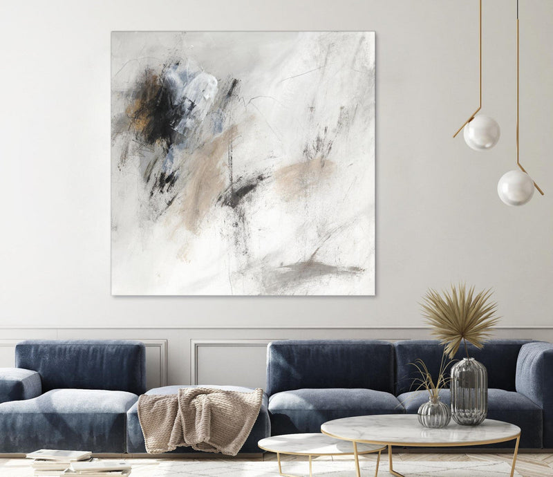\"Sketch Lines I\" Giant Art 54x54 Wall Art