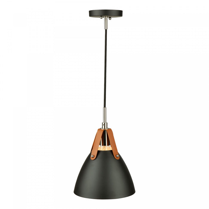 Tote 1-Light Black Pendant II 