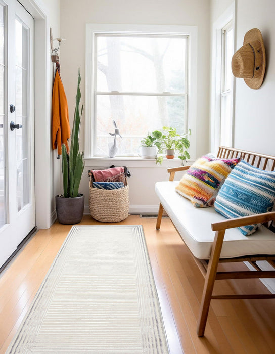 Ramona Grey Rug 2'8\" x 8'2\" 