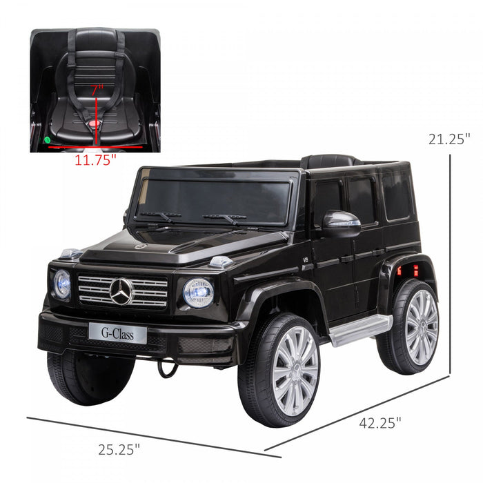 Aosom Compatible 12v Battery-powered Kids Electric Ride On Car Mercedes Benz G500 Toy With Parental 