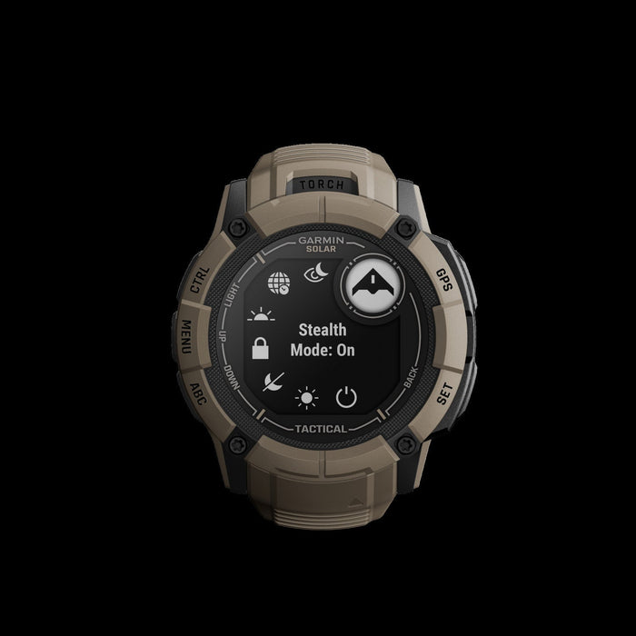 Garmin Instinct® 2x Solar Gps Smartwatch - Health & Fitness Tracking With Multi-band Gnss - Coyote T