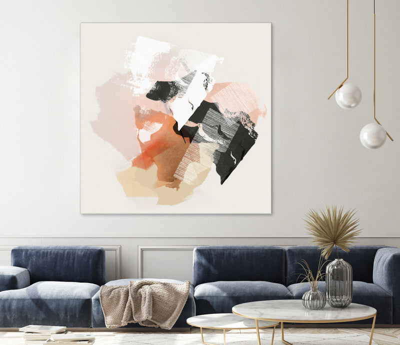 \"New Dawn I\" Giant Art 72x72 Wall Art