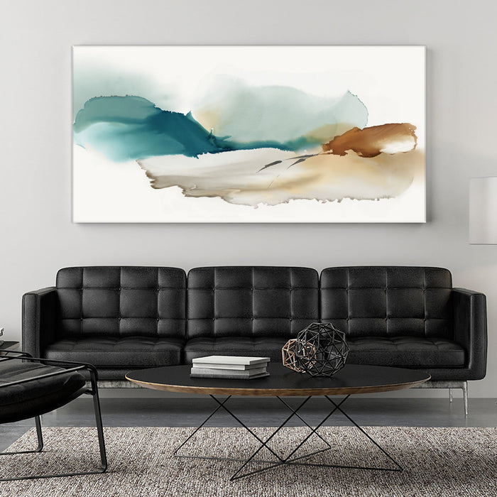 \"Inky Blue Mountains\" Giant Art 72x36 Wall Art