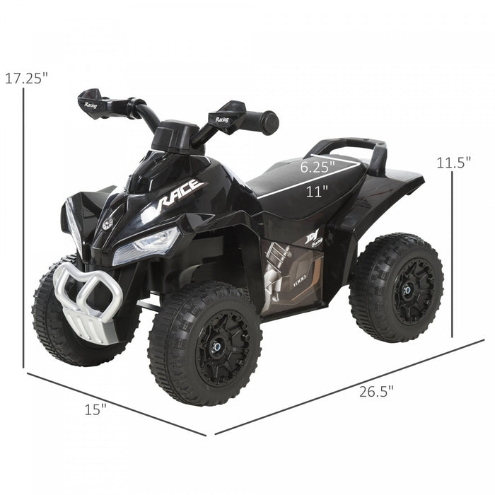 Aosom 4 Wheels Ride On Motorcycle Toy For Kids Baby Toddler Ride-on Car Walker No Power Foot To Floo