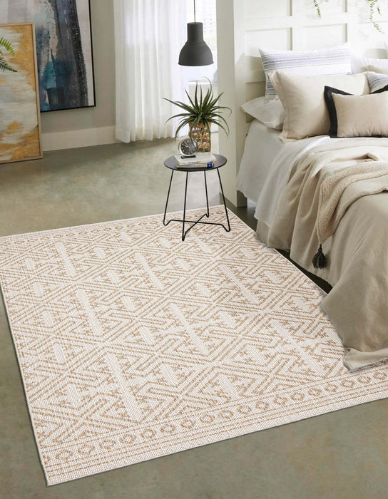 Penney Taupe Area Rug - 5'0\" x 7'0\"