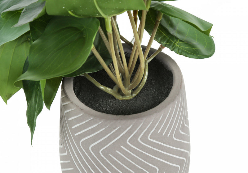 Alocasia 8\" Artificial Plant - Set of 2