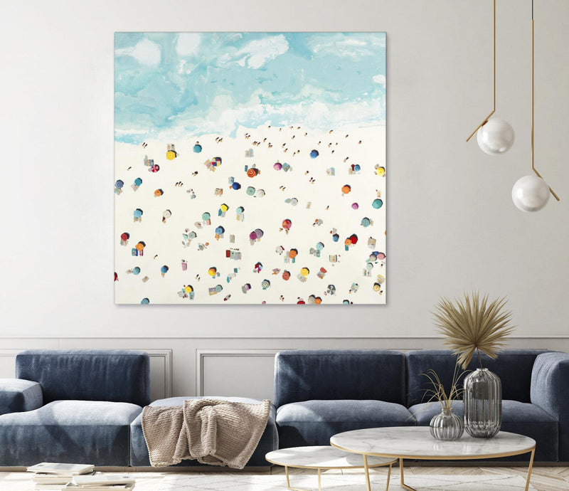 \"Beach Days\" Giant Art 54x54 Wall Art