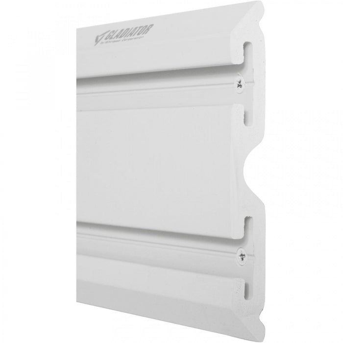 Gladiator 4' Wide Geartrack® Channels (2-Pack) - Light Grey