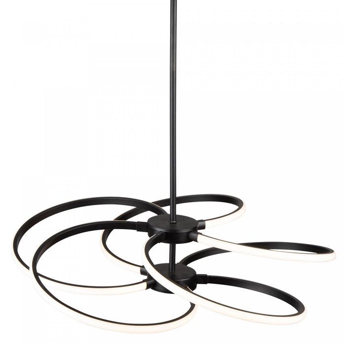 Equinox 40 W LED Black Pendant Light 